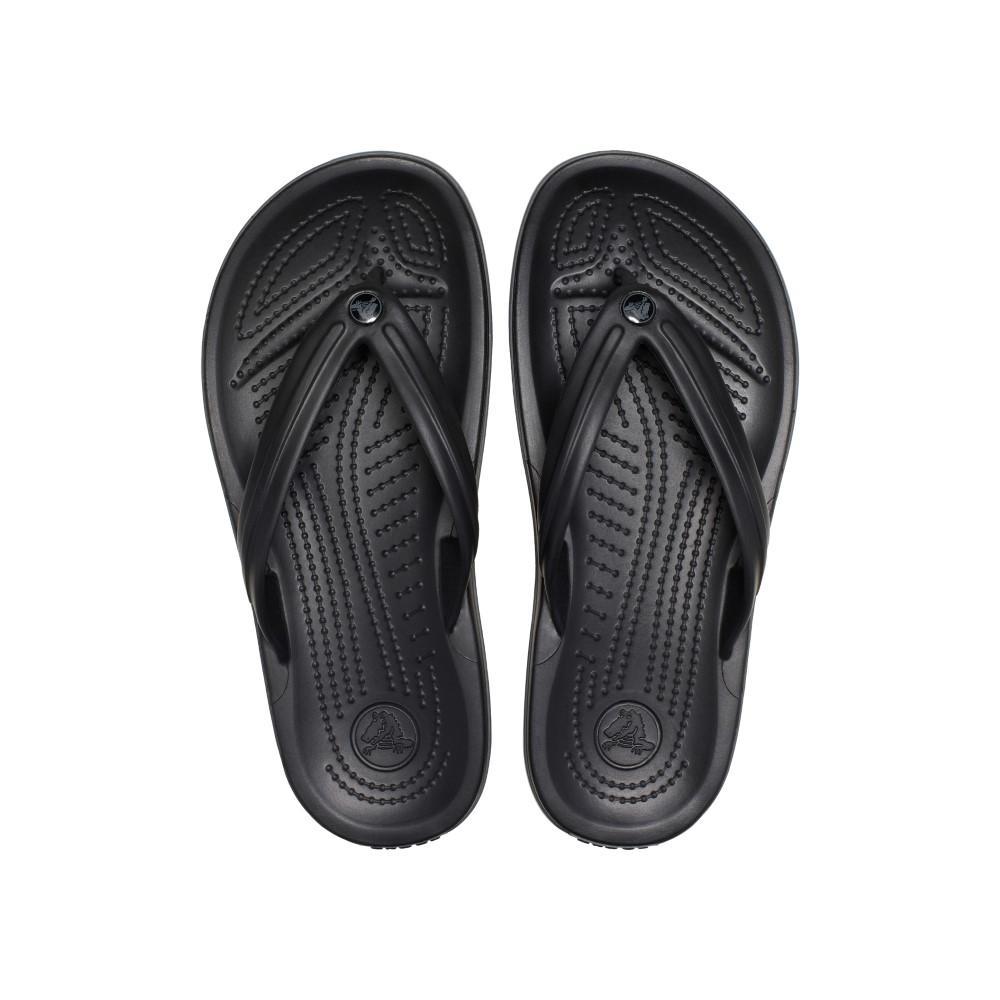 Chinelo crocs crocband flip black/slate grey - 5