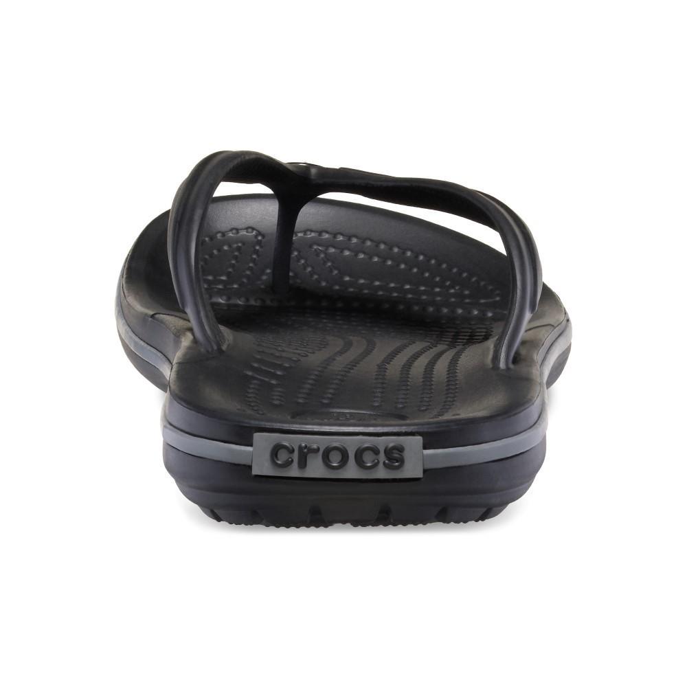 Chinelo crocs crocband flip black/slate grey - 7