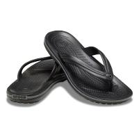 Chinelo crocs crocband flip black/slate grey