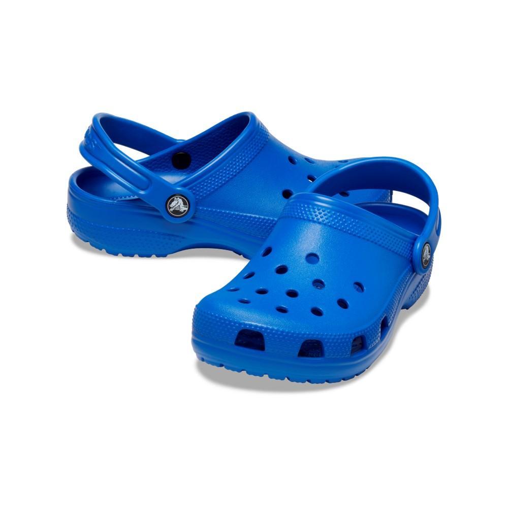 Sandália crocs classic clog kids blue bolt - 6
