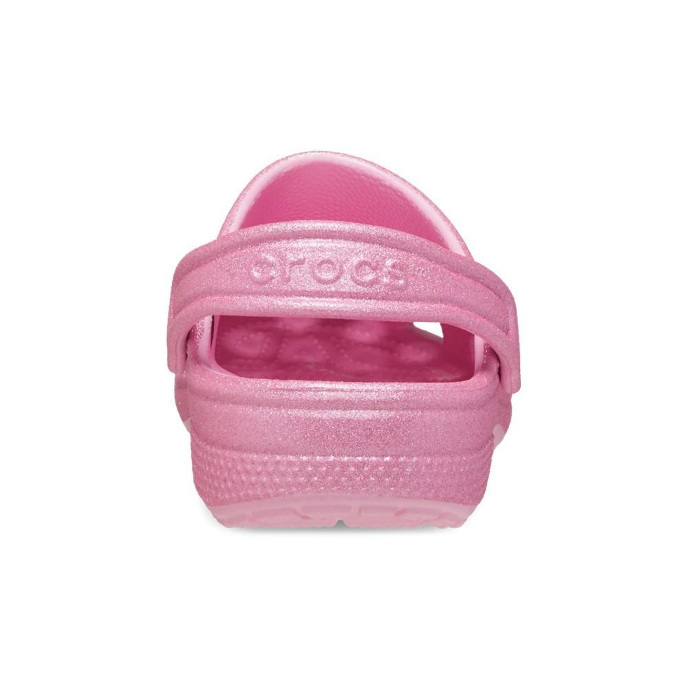 Sandália crocs classic clog glitter infantil pink tweed glitter - 7