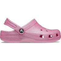 Sandália crocs classic clog glitter infantil pink tweed glitter - 1