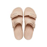 Sandália crocs brooklyn sandal lowwdg pink caramel - 5
