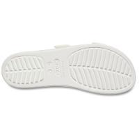 Sandália crocs brooklyn sandal lowwdg chalk - 6
