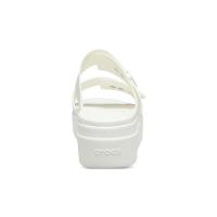 Sandália crocs brooklyn sandal lowwdg chalk - 7
