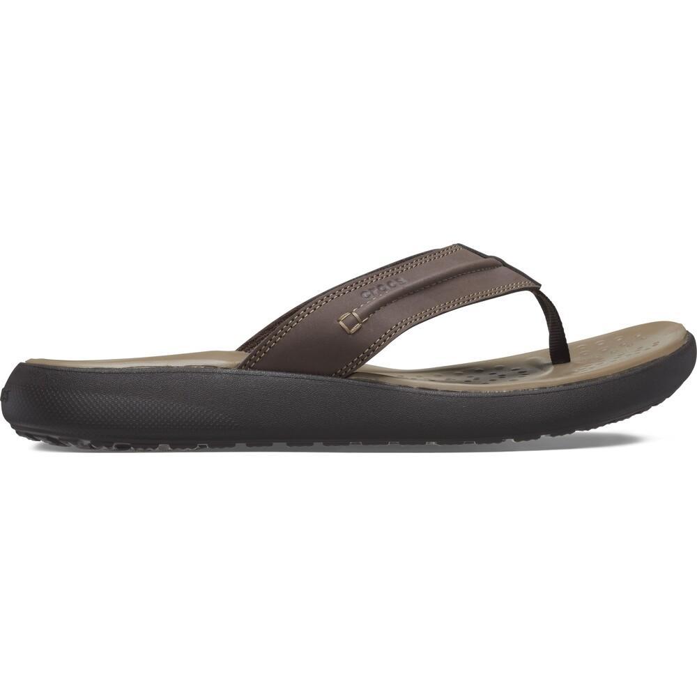 Chinelo crocs yukon vista ii lr flip espresso - 1