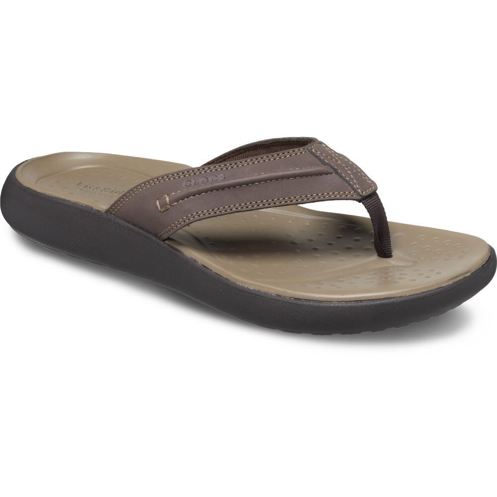 Chinelo crocs yukon vista ii lr flip espresso - 2