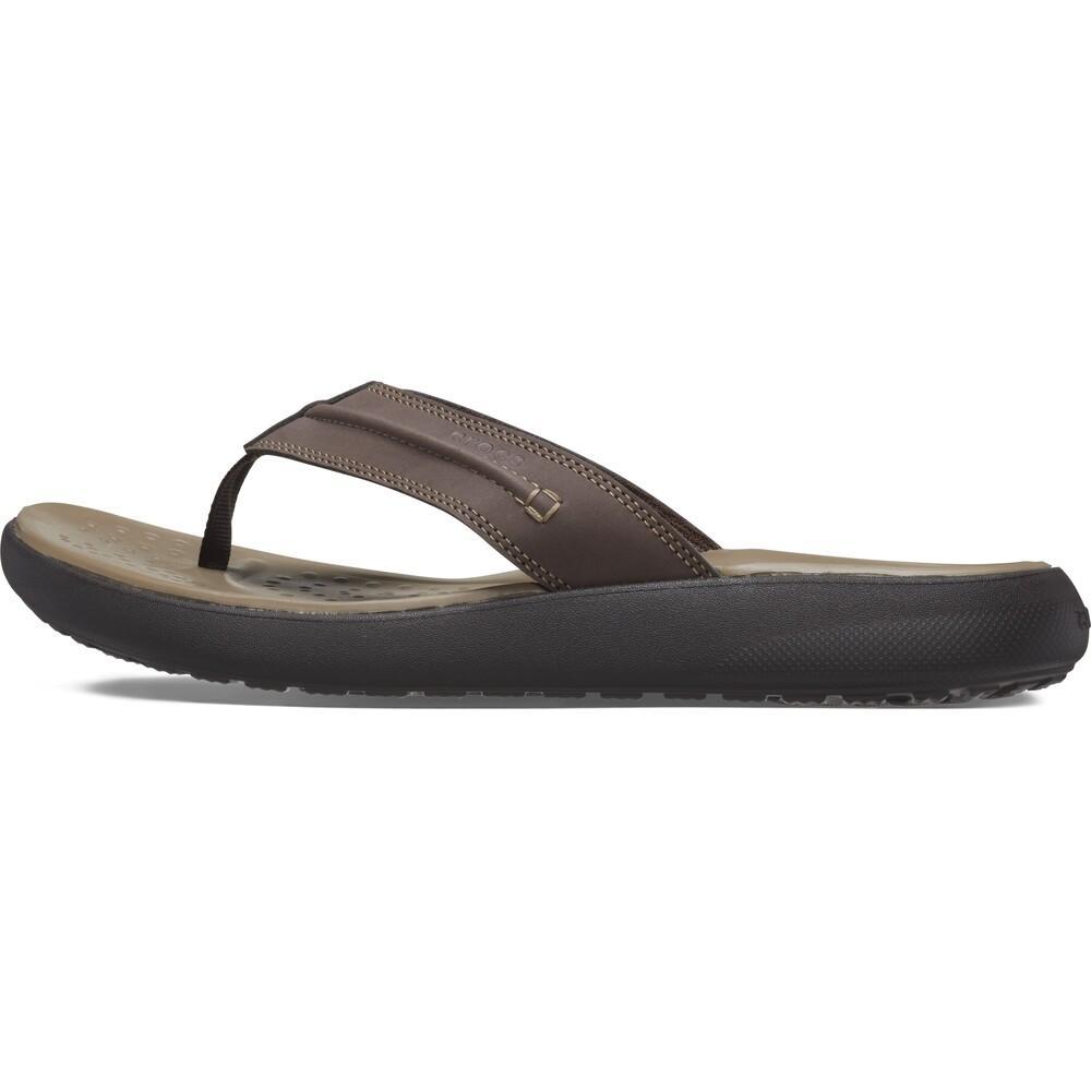 Chinelo crocs yukon vista ii lr flip espresso - 3