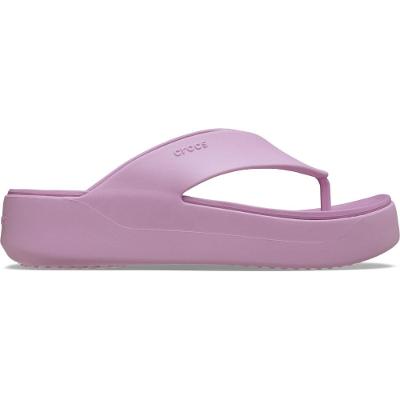 Chinelo Crocs Getaway Plataform Flip HYDRANGEA