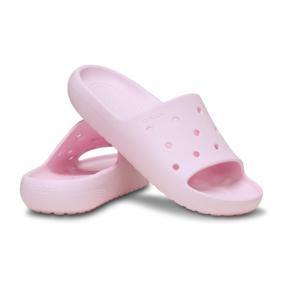 Chinelo crocs classic slide v2 pink milk - 4