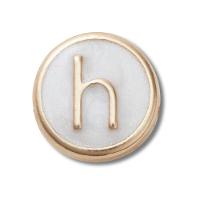 Jibbitz™ Letra H Pequena Perolizada UNICO - 1