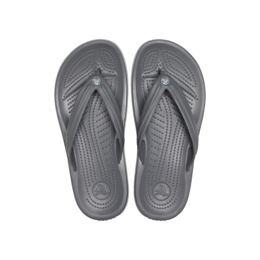 Chinelo crocs crocband flip slate grey/smoke - 5
