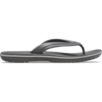 Chinelo crocs crocband flip slate grey/smoke
