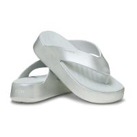 GETAWAY METALLIC PLATFORM FLIP SILVER