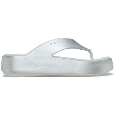 GETAWAY METALLIC PLATFORM FLIP SILVER