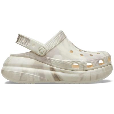 Sandália Crocs Crush Perolizada Marble Clog Chalk/Multi