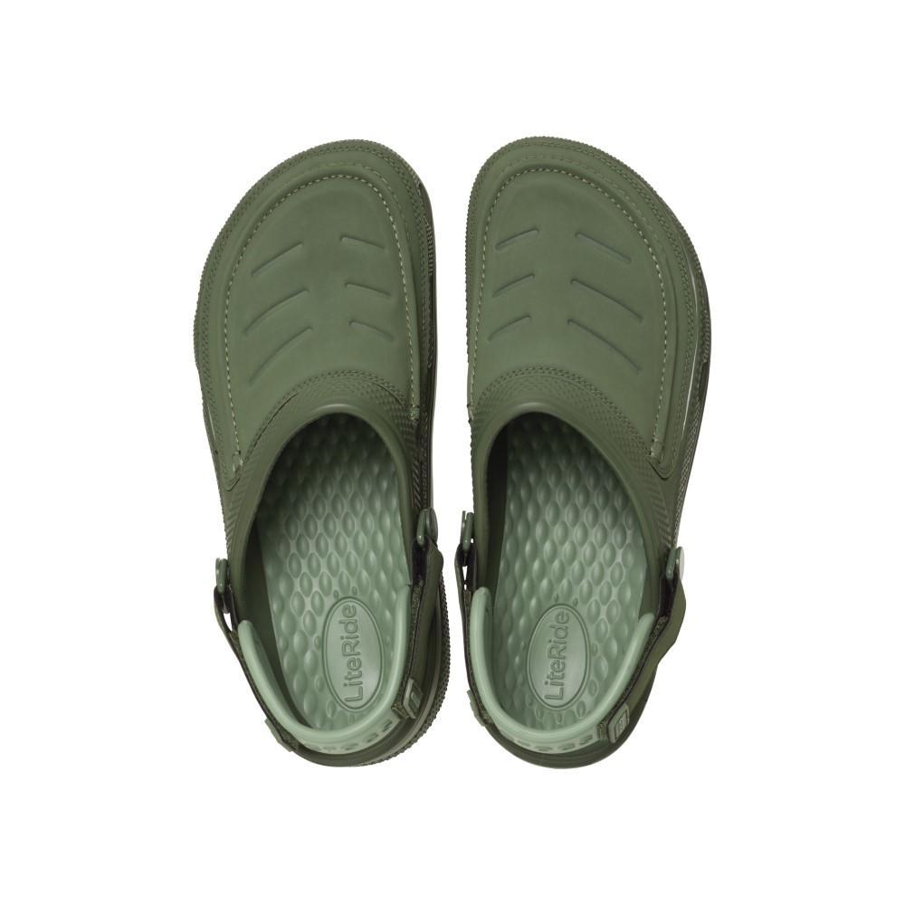Sandália crocs yukon vista ii lr clog army green - 5