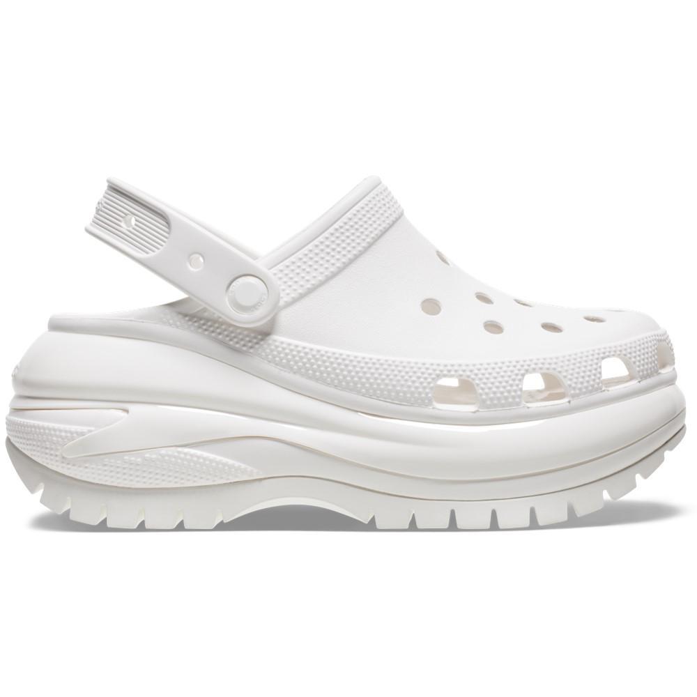 Sandália crocs classic mega crush clog white - 1