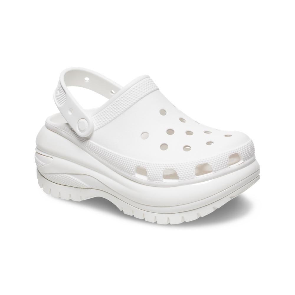 Sandália crocs classic mega crush clog white - 2