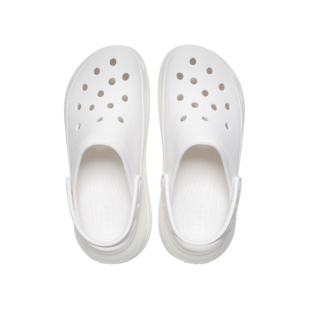 Sandália crocs classic mega crush clog white - 5