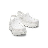 Sandália crocs classic mega crush clog white