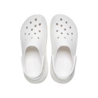 Sandália crocs classic mega crush clog white - 5