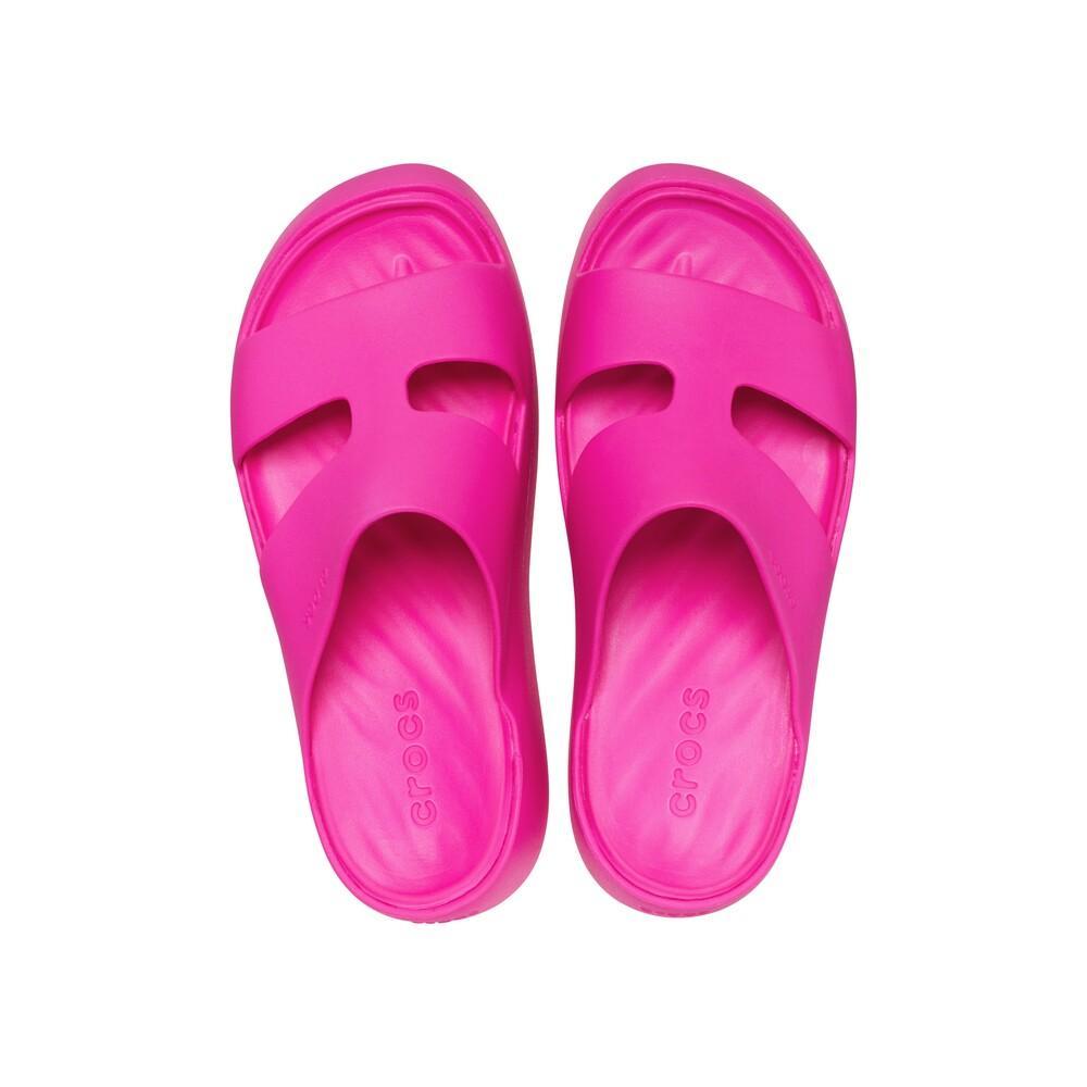 Sandália crocs getaway platform h-strap pink crush - 5