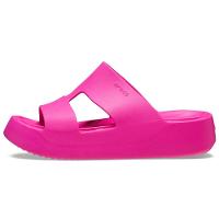 Sandália crocs getaway platform h-strap pink crush - 3
