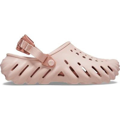 Sandália crocs echo clog pink clay
