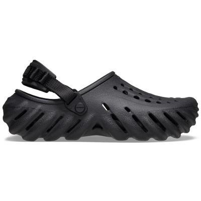 Sandália crocs echo clog black