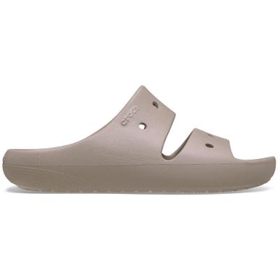 Sandália crocs classic sandal v2 taupe