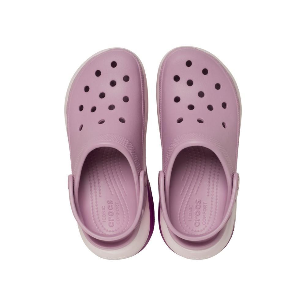 Sandália crocs classic mega crush clog hydrangea - 5