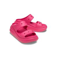 Sandália crocs classic crush platform sandal dragon fruit