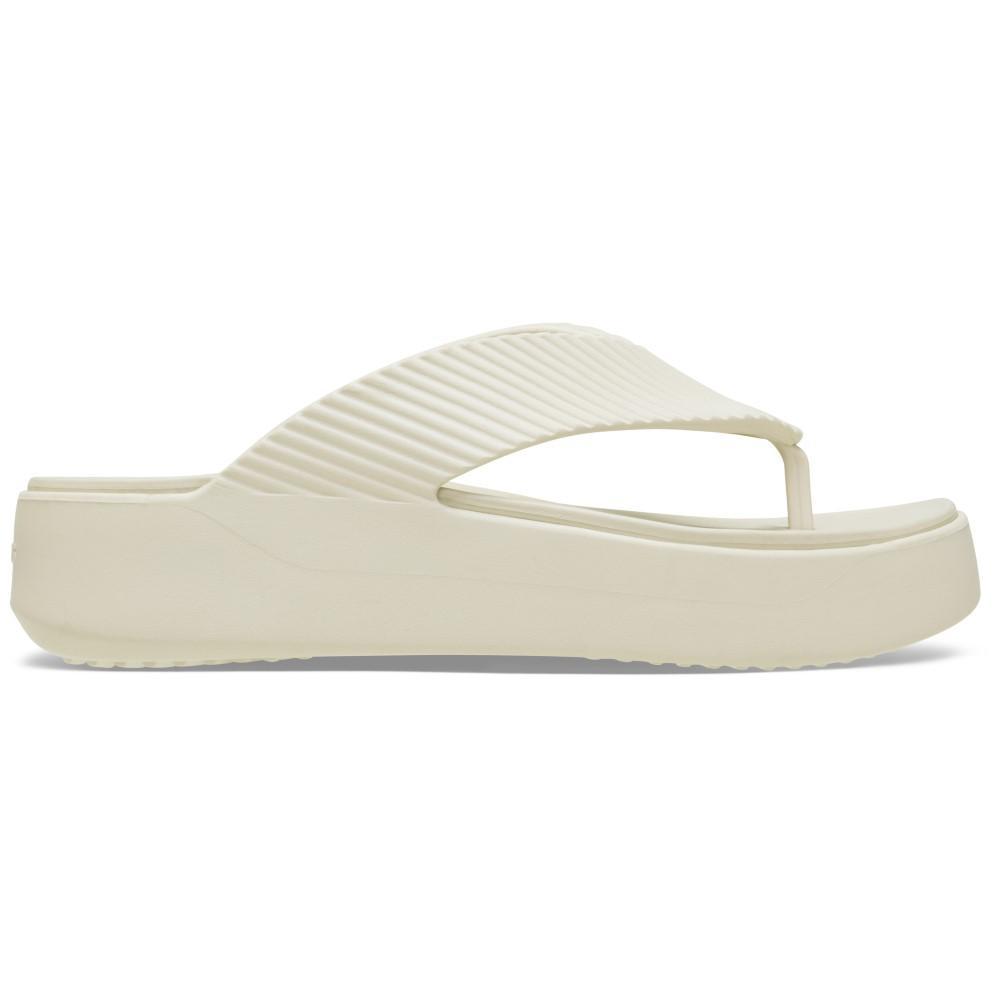 Sandália crocs getaway groove platform flip sandstone - 1