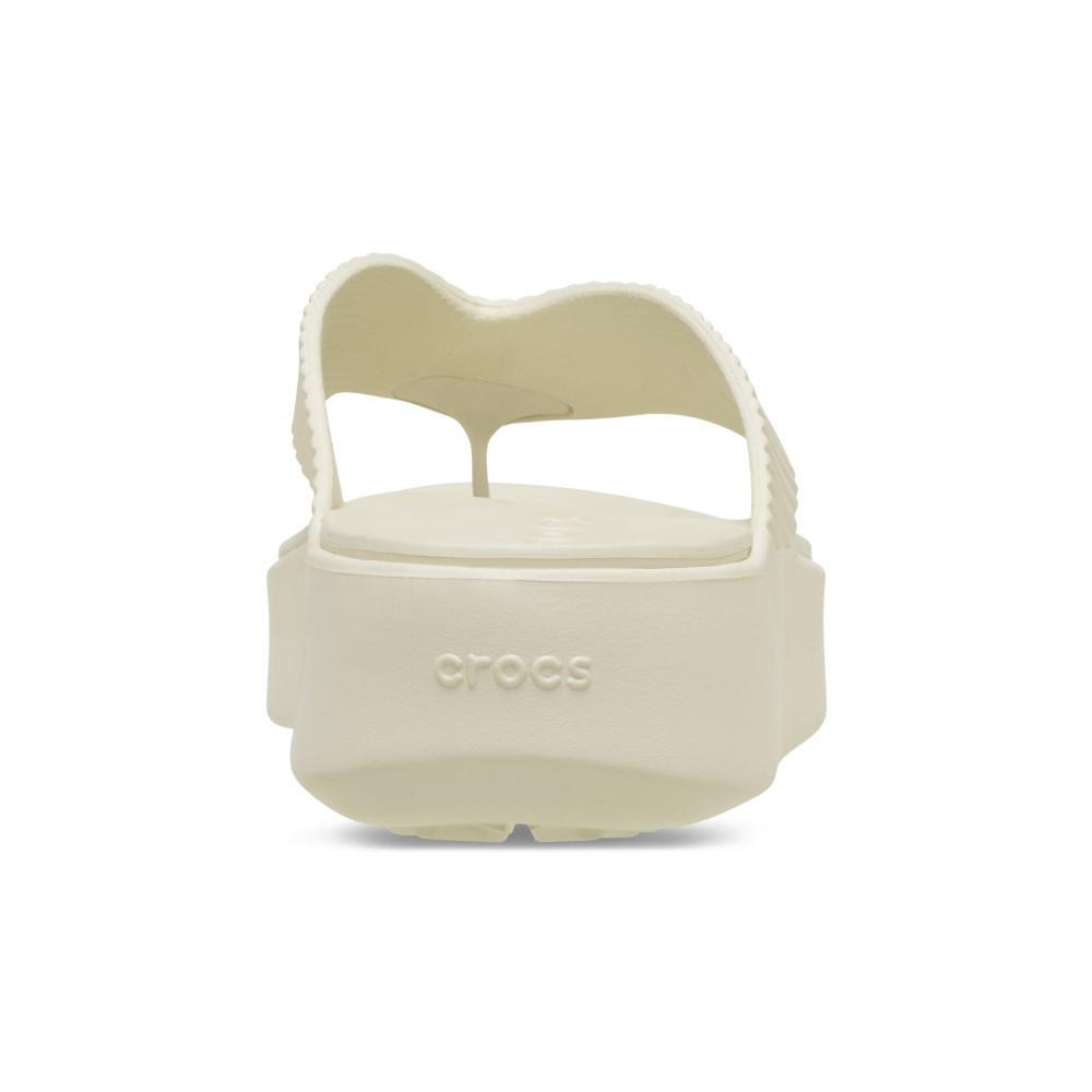 Sandália crocs getaway groove platform flip sandstone - 7