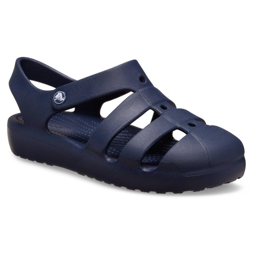 Sandália crocs classic fisherman t navy - 2