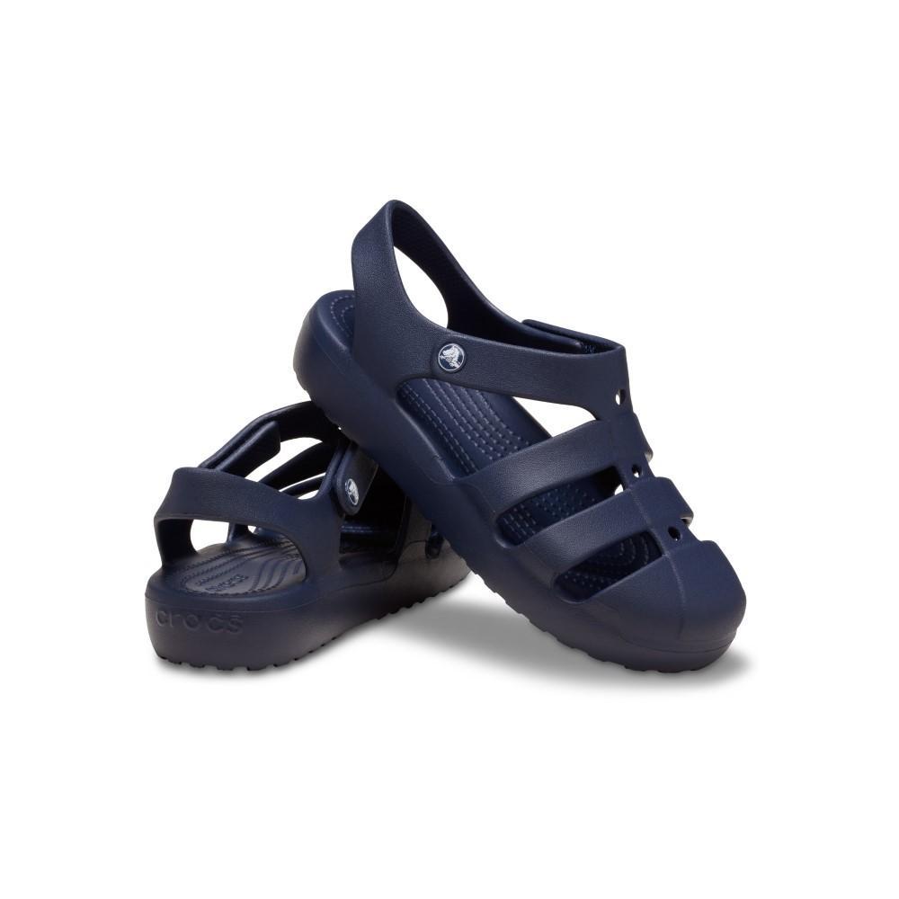 Sandália crocs classic fisherman t navy - 4