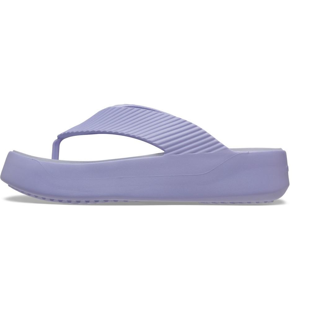 Sandália crocs getaway groove platform flip mystic purple - 3