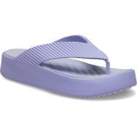 Sandália crocs getaway groove platform flip mystic purple - 2