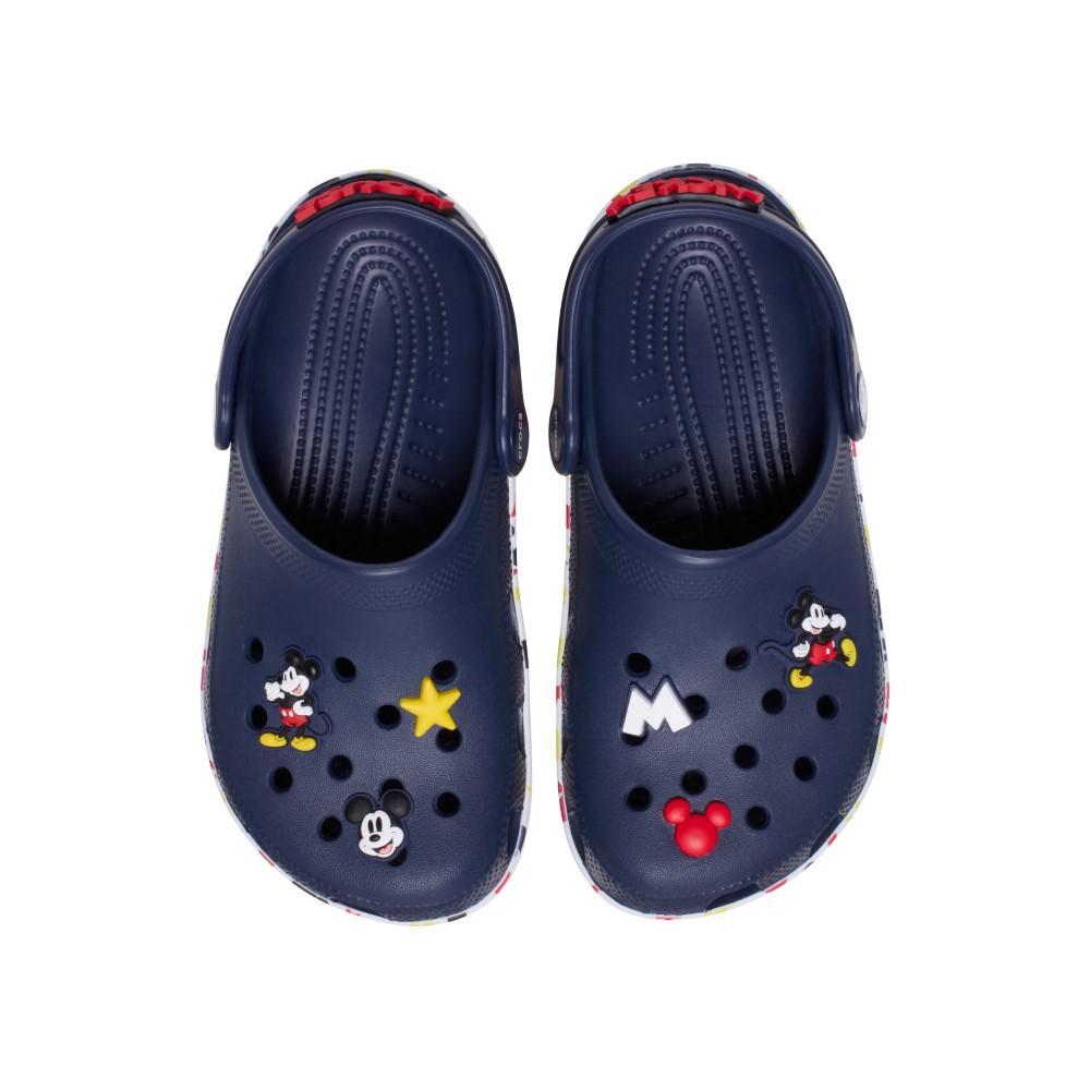Sandália crocs mickey and friends classic clog k multi - 5