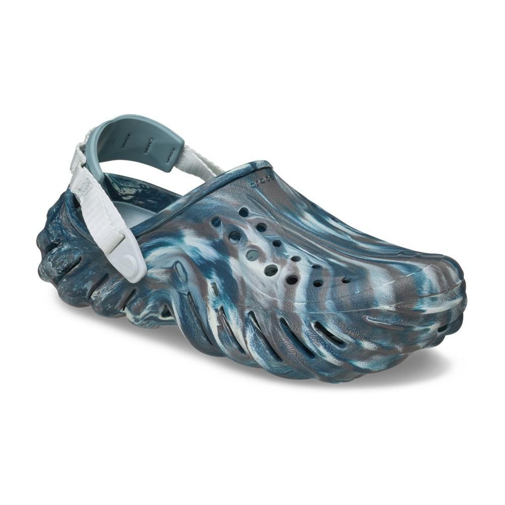 Sandália crocs echo marbled clog black sand/multi - 2