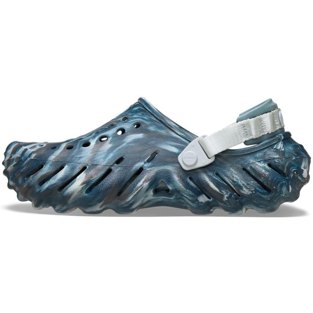 Sandália crocs echo marbled clog black sand/multi - 3