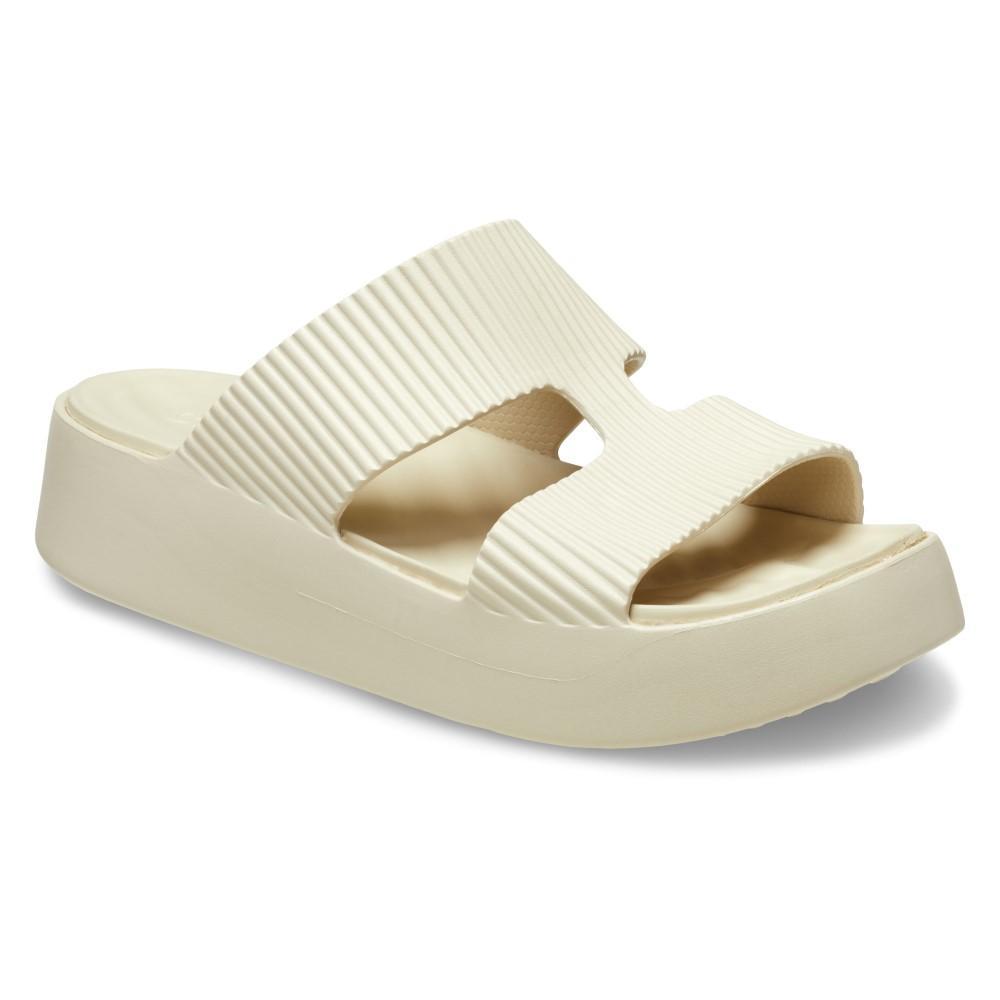 Sandália Crocs Getaway Groove Platform H-Strap Sandstone - 2