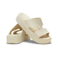 Sandália Crocs Getaway Groove Platform H-Strap Sandstone
