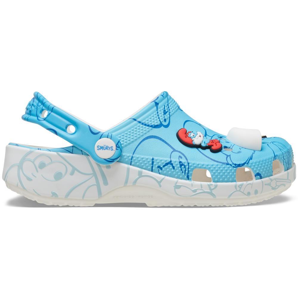 Sandália crocs smurfs classic clog k multi - 1