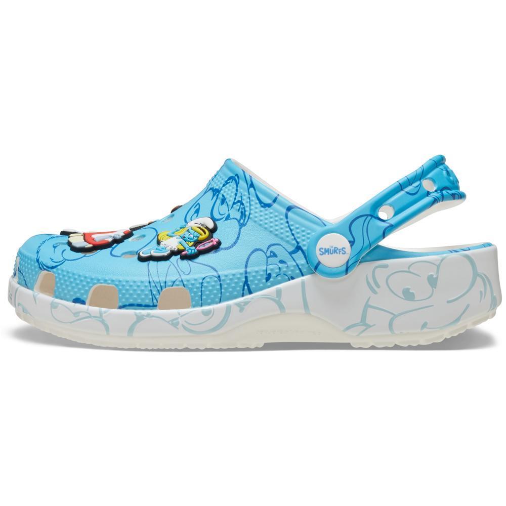 Sandália crocs smurfs classic clog k multi - 3