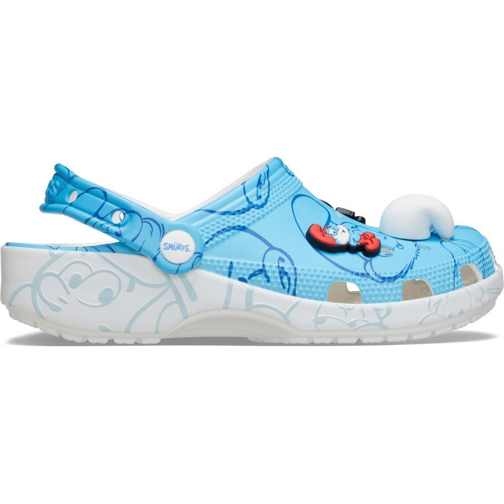 Sandália crocs smurfs classic clog  multi - 1