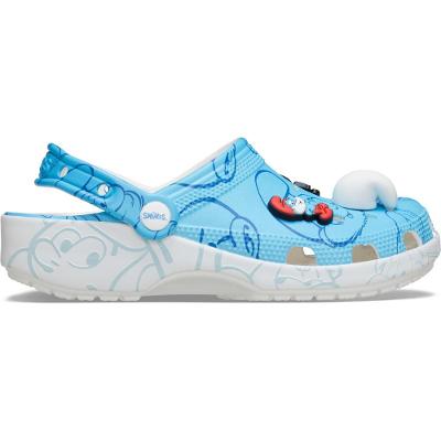 Sandália crocs smurfs classic clog  multi