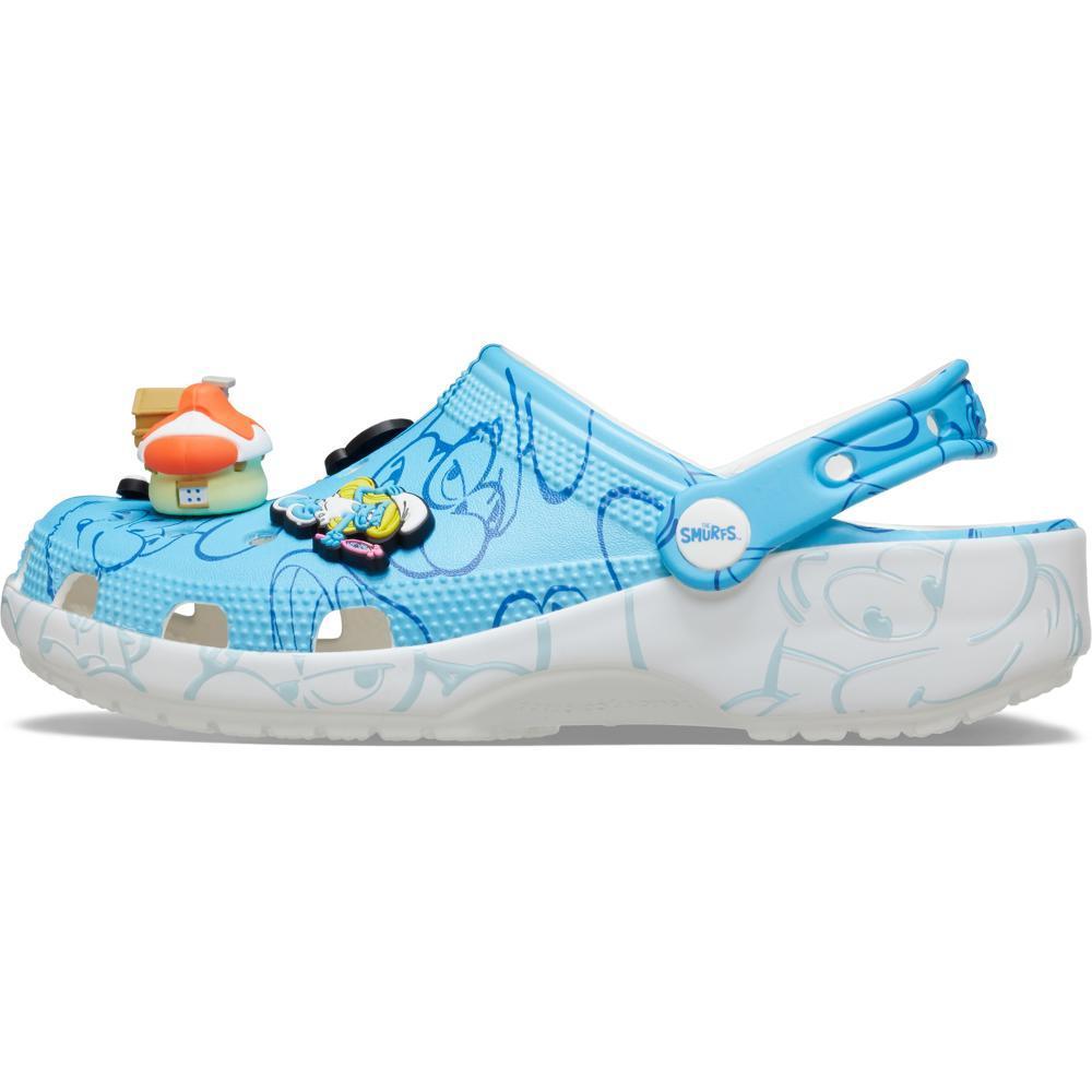 Sandália crocs smurfs classic clog  multi - 3