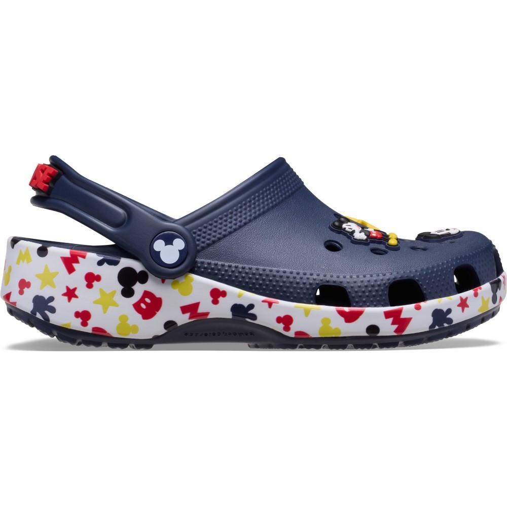 Sandália crocs mickey and friends classic clog t multi - 1
